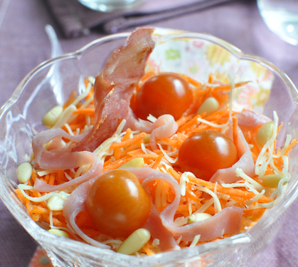 Carottes Du Chef Aux 3 Fromages Et Chips De Jambon Cru Envie De Bien Manger