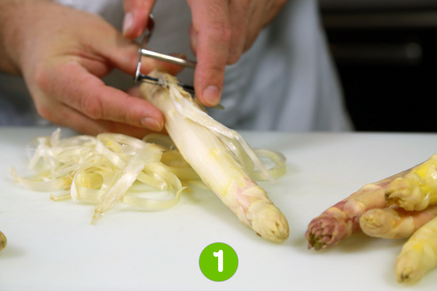 Recette de Clafoutis d'asperges blanches