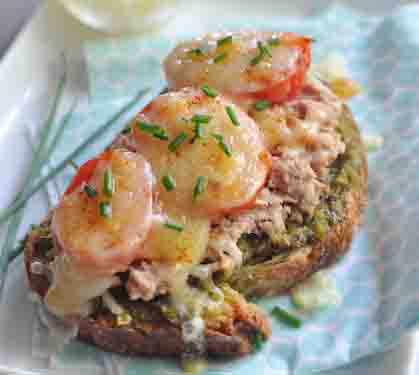 Recette de Bruschetta thon & tomates cerises 