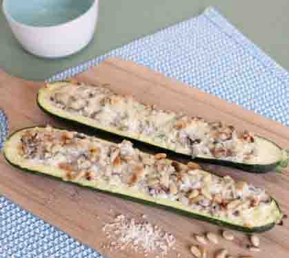 Recette de Courgettes farcies