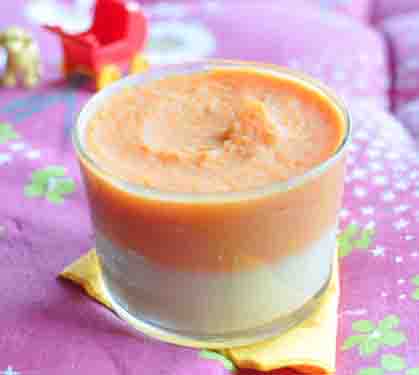 Recette de Duo de purées bicolores (pomme de terre et potimarron)