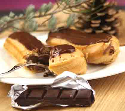 Recette de Eclairs au chocolat