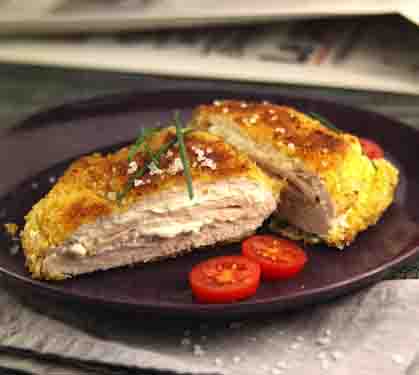 Recette de Escalope des gourmets en herbes