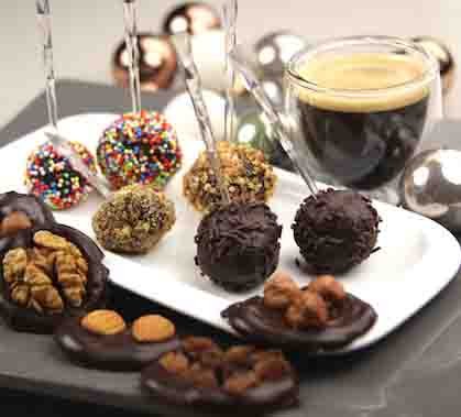 Cuisine de noël avec les enfants : les truffes au chocolat sans oeufs 