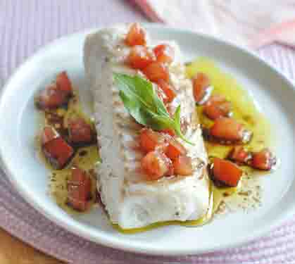 Recette de Filet de dorade, sauce vierge