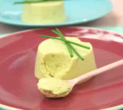 Recette de Flan de petits pois au chèvre frais Dès 10 mois