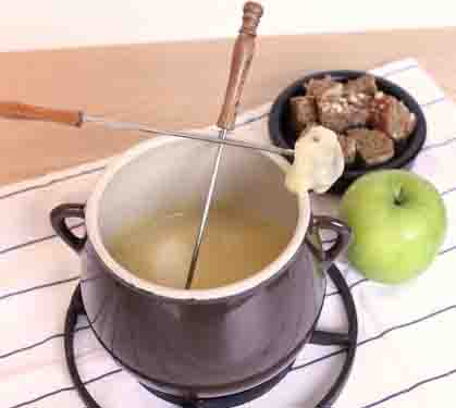 Recette de Fondue normande