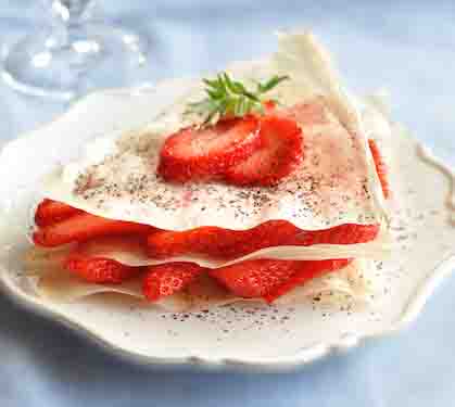 Recette de Fraises Croquantes au Jasmin