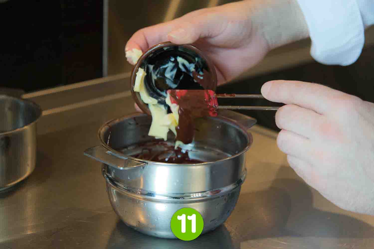 Recette de Ganache au chocolat noir