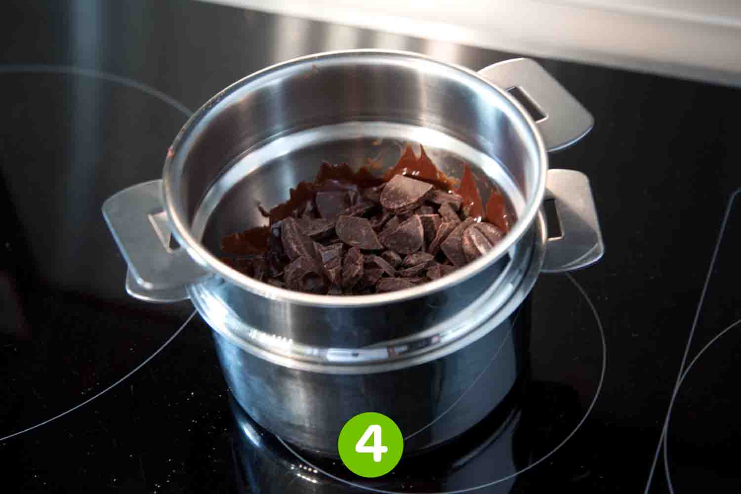 Recette de Ganache au chocolat noir
