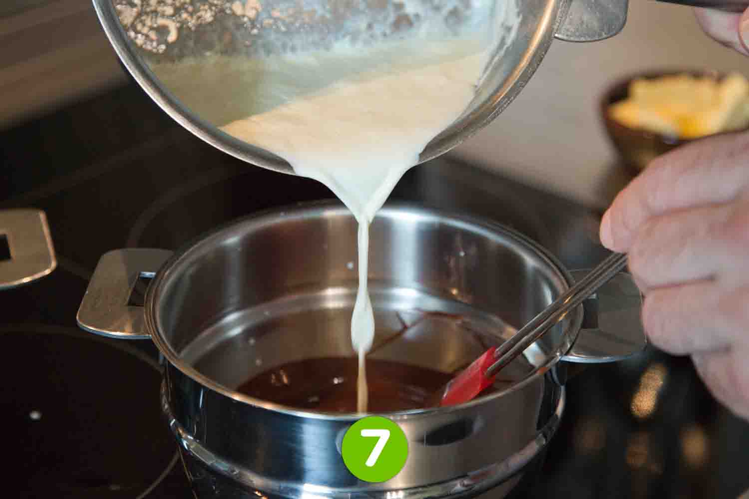 Recette de Ganache au chocolat noir