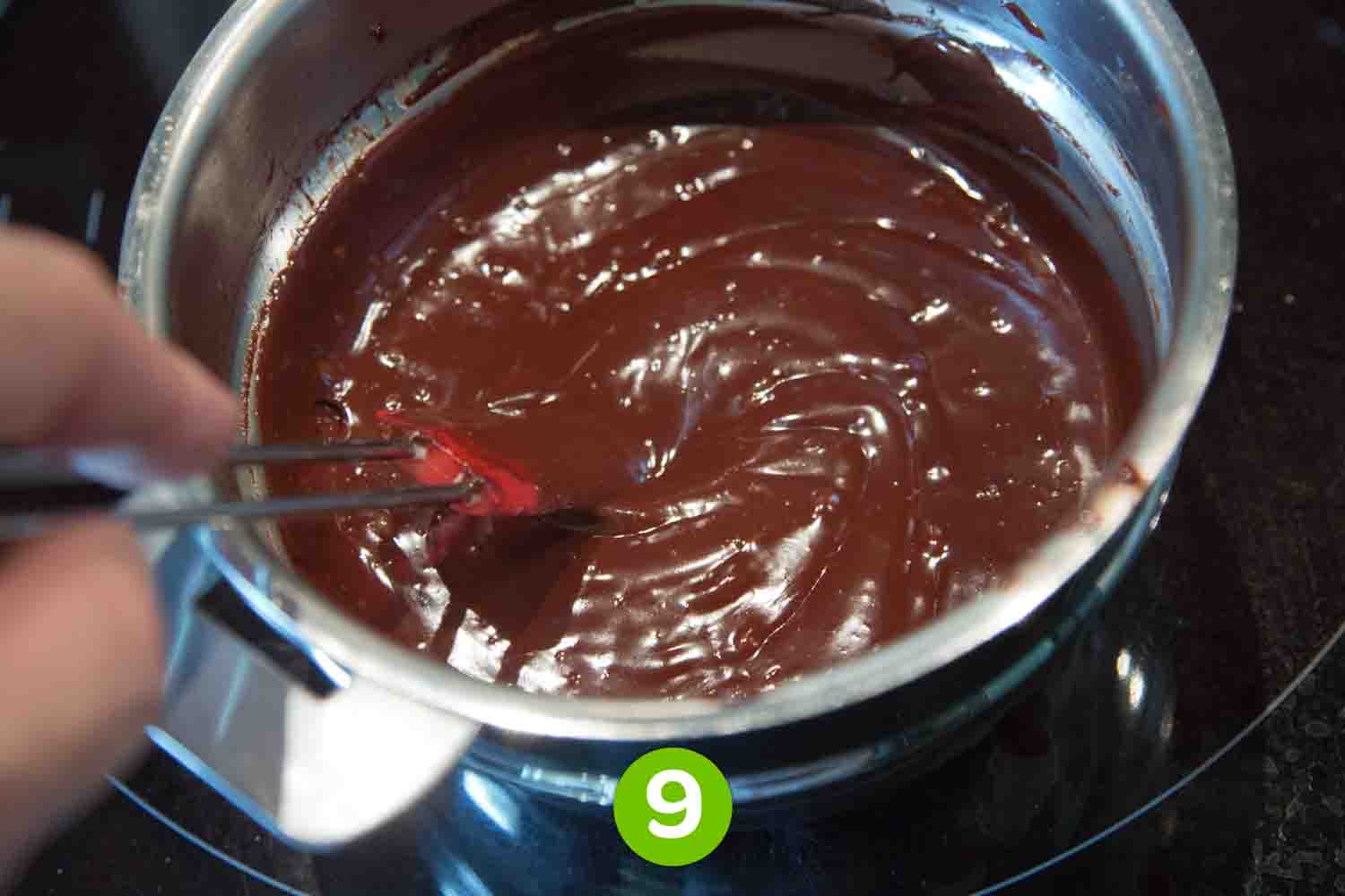 Recette de Ganache au chocolat noir