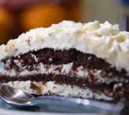 Recette de Gâteau au chocolat, caramel et mascarpone