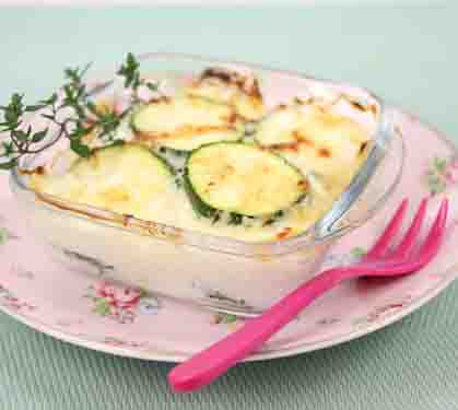 Recette de Gratin de courgettes | Dès 10 mois