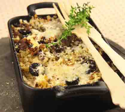 Recette de Gratin de quinoa