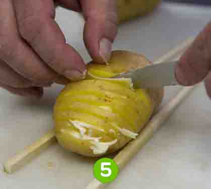 Recette de Pommes de terre “hasselback” (à la suèdoise)