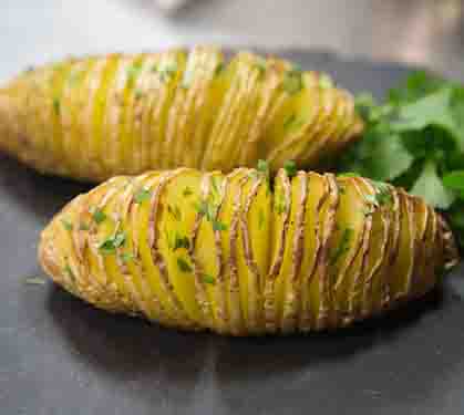 Recette de Pommes de terre “hasselback” (à la suèdoise)