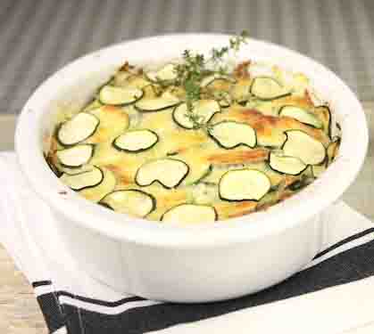 Recette de Gratin de courgettes facile