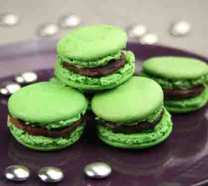 Recette de Macarons chocolat-menthe