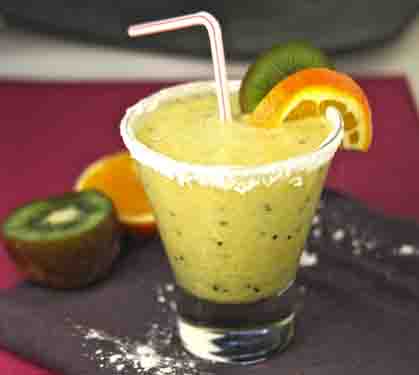 Recette de Milkshake à l'orange et au kiwi