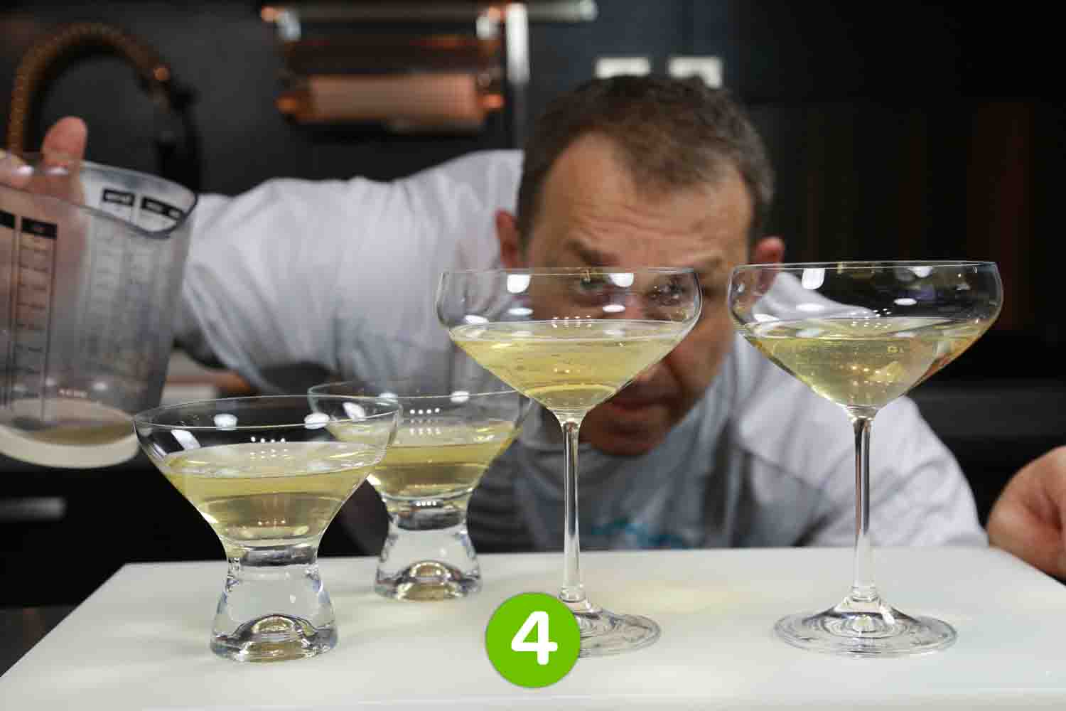 Recette de Mousse de clémentines sur gelée de champagne