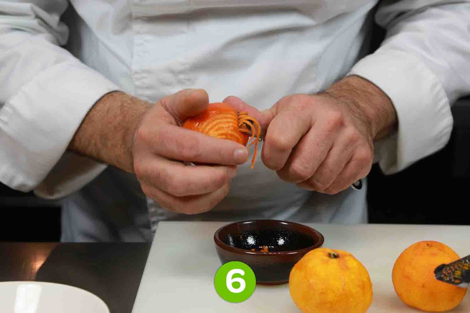 Recette de Mousse de clémentines sur gelée de champagne