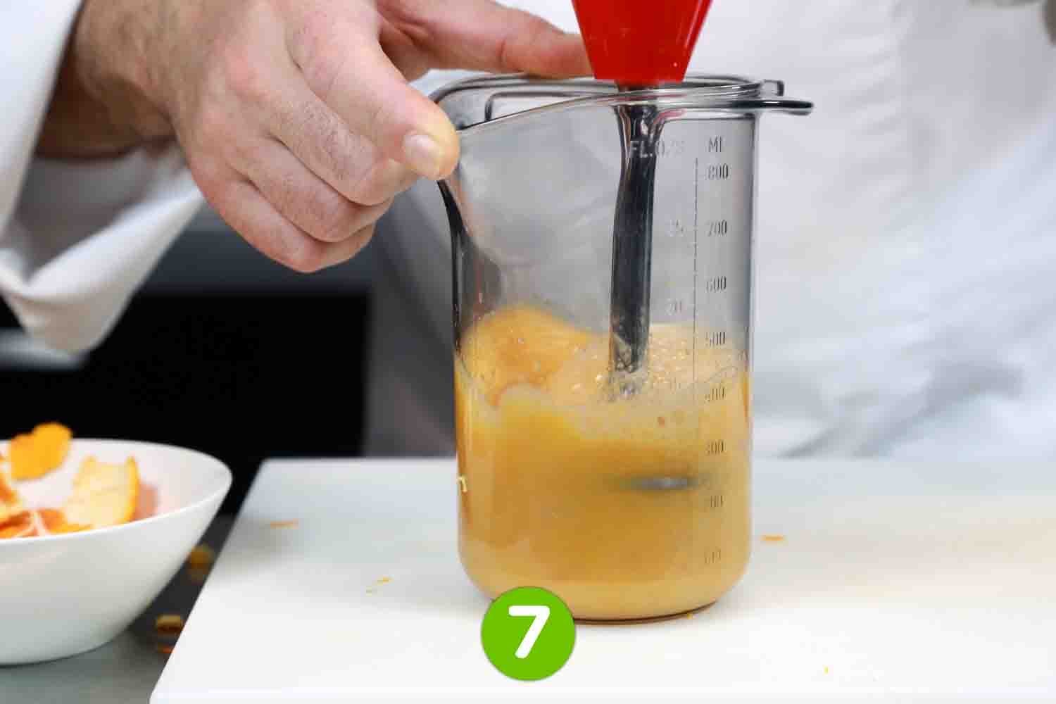 Recette de Mousse de clémentines sur gelée de champagne