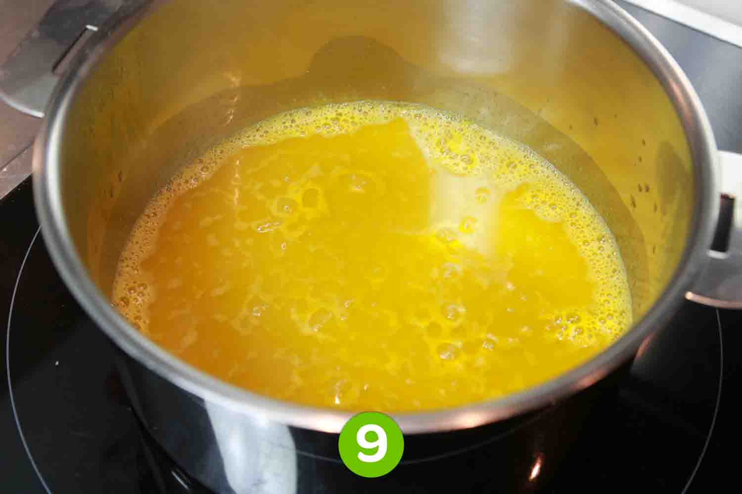 Recette de Mousse de clémentines sur gelée de champagne