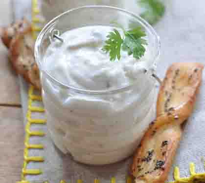 Recette de Mousse de Société Crème avec ses mouillettes feuilletées au pavot