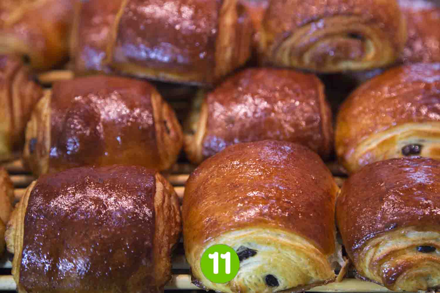 Bâtons de chocolat pour pains au chocolat / chocolatine