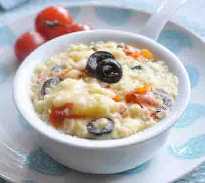 Recette de Tendre polenta aux saveurs d’été et parfum d’Ossau-Iraty Istara