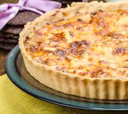 Recette de Quiche lorraine à l'emmental