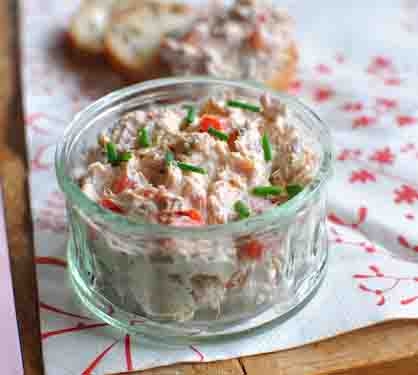 Recette de Rillettes de thon au Rondelé Ail et fines herbes