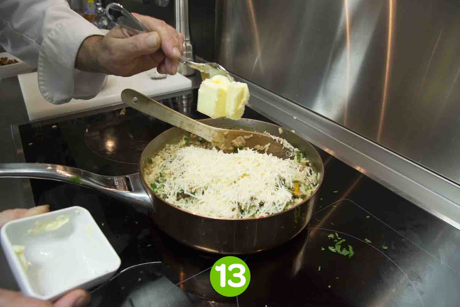 Recette de Risotto aux girolles et cèpes