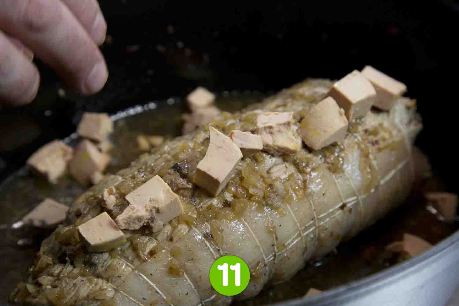 Recette de  Rôti de veau aux morilles sauce foie gras