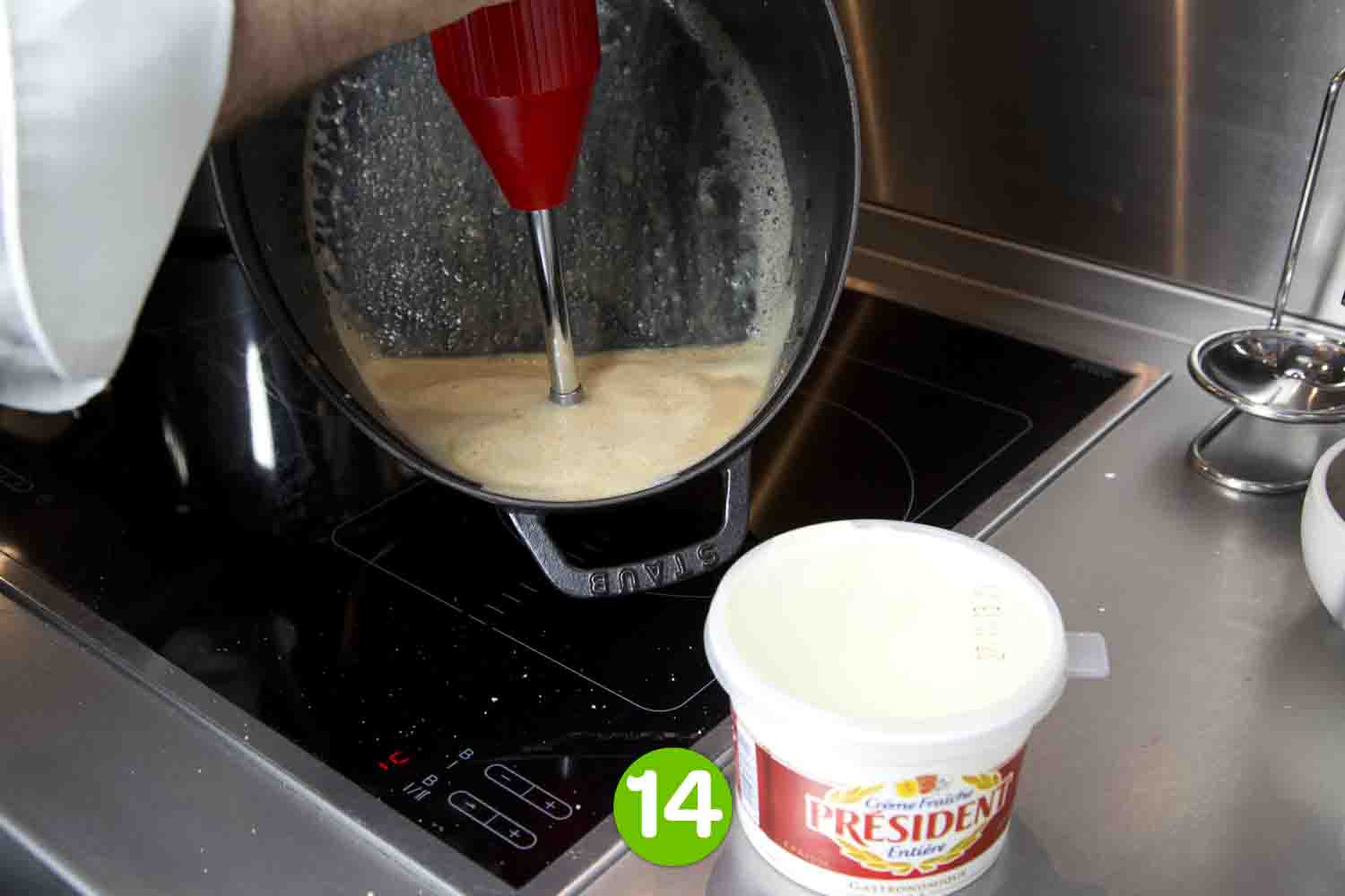 Recette de  Rôti de veau aux morilles sauce foie gras