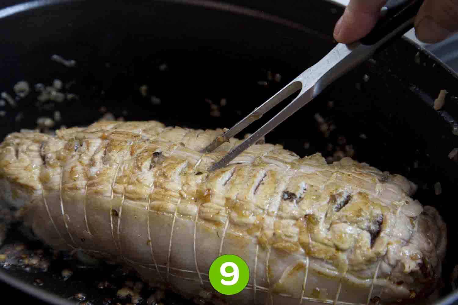 Recette de  Rôti de veau aux morilles sauce foie gras