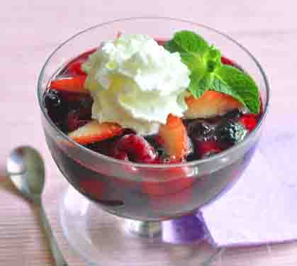 Recette de Salade de fruits rouges