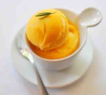 Recette de Sorbet abricot romarin