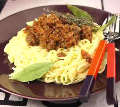 Recette de Spaghettis bolognaise