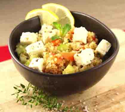 Recette de Taboulé de quinoa au Salakis
