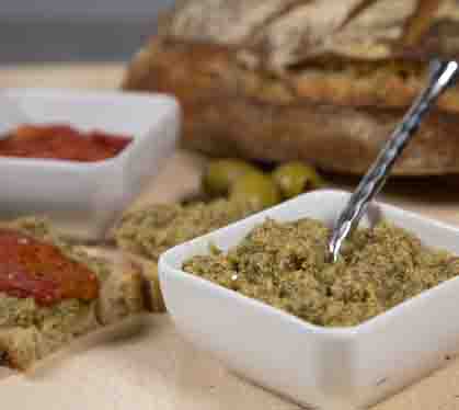 Recette de Tapenade aux olives vertes