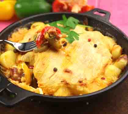 Recette de Tartiflette au chorizo