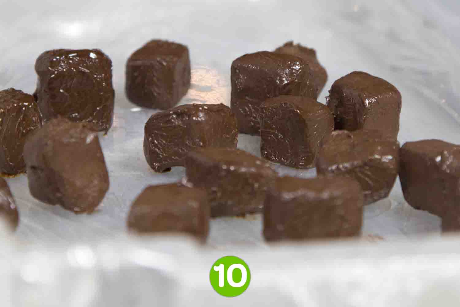 Recette de Truffes craquantes au chocolat