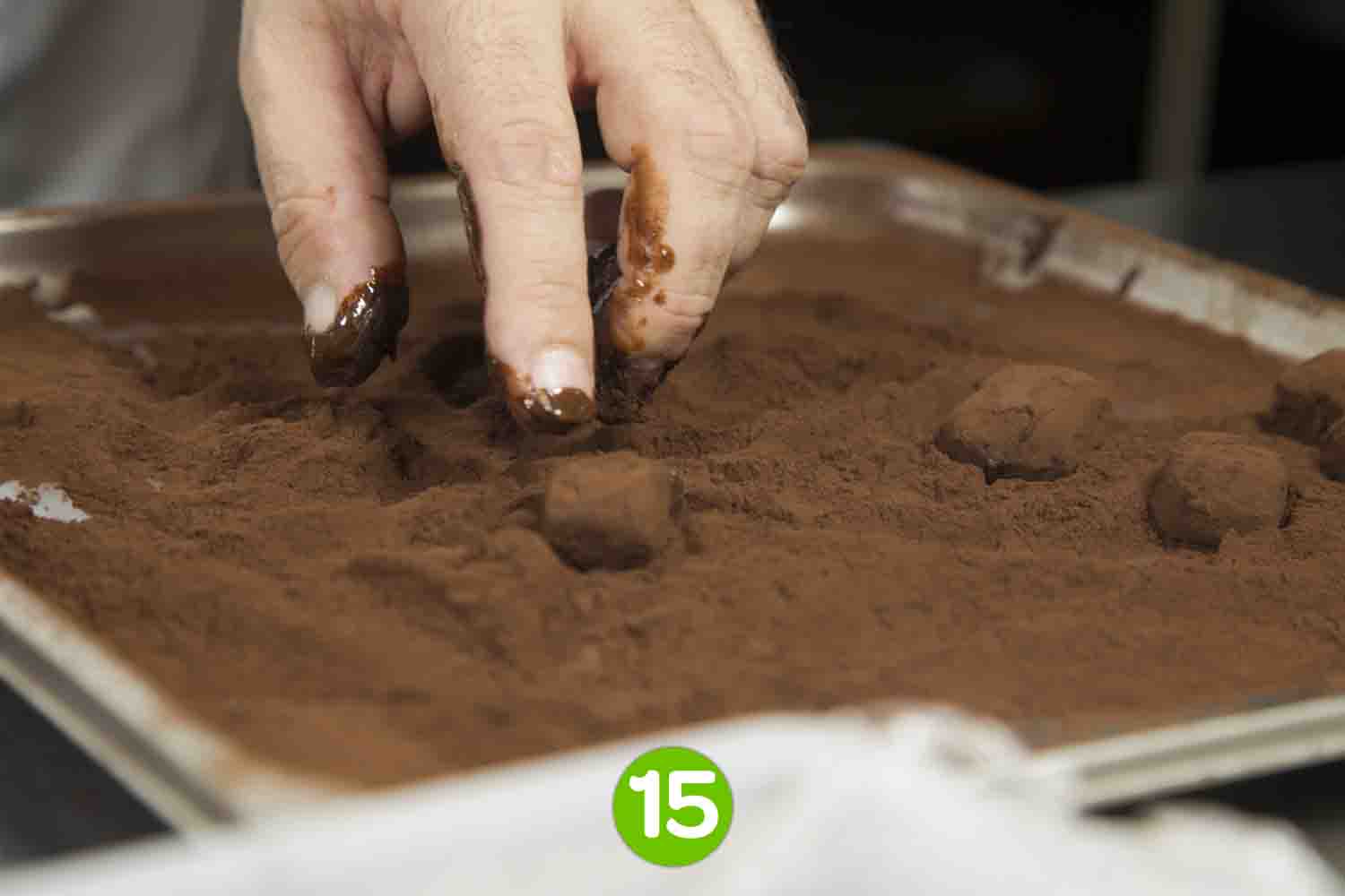 Recette de Truffes craquantes au chocolat
