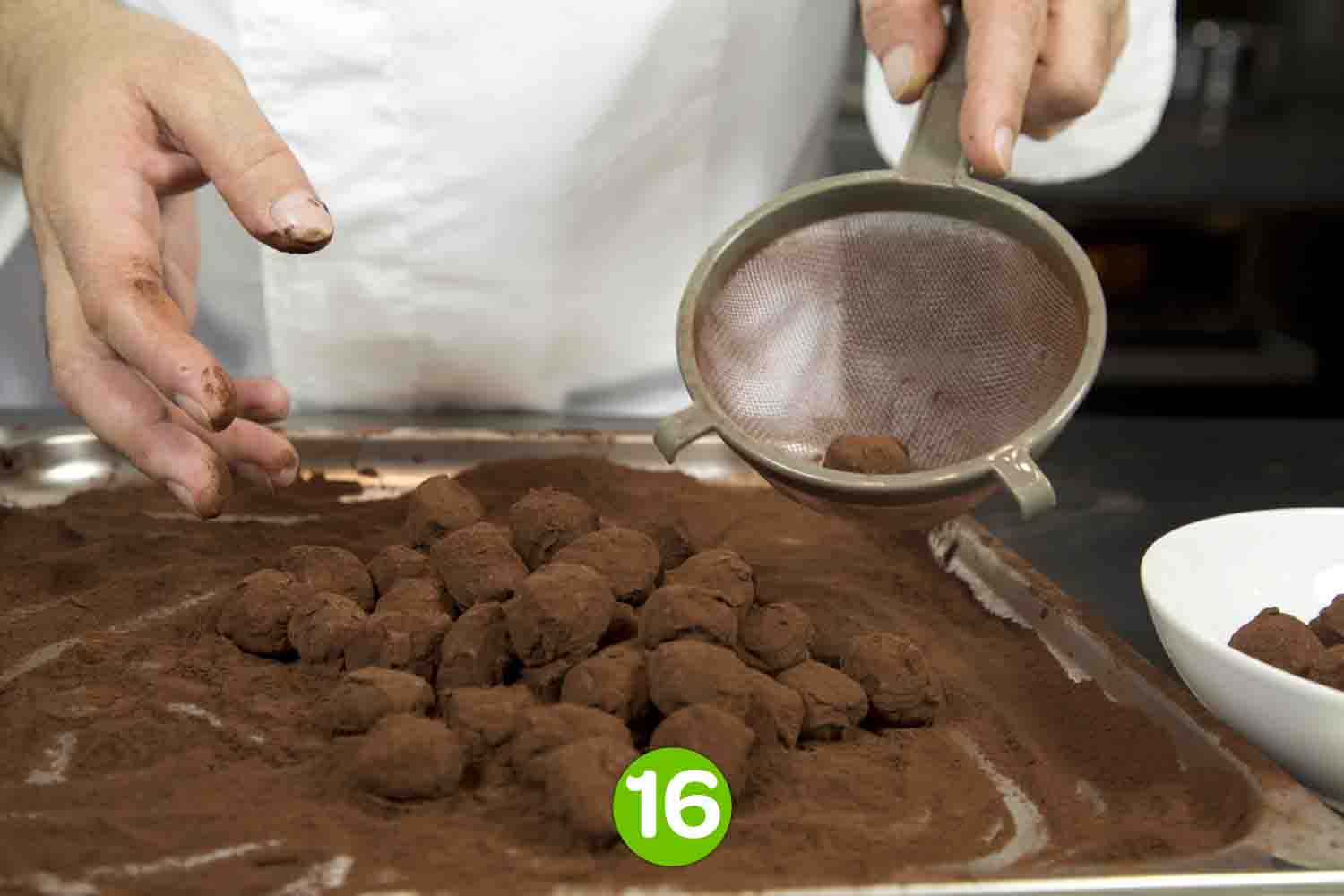 Recette de Truffes craquantes au chocolat