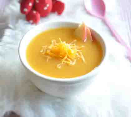 Recette de Velouté de carottes à la pomme