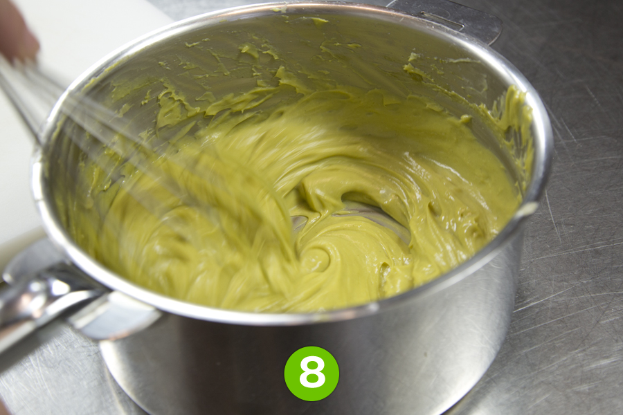 Recette de Crème pâtissière à la pistache