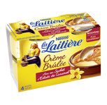 Crème brûlée aux éclats de caramel La Laitière