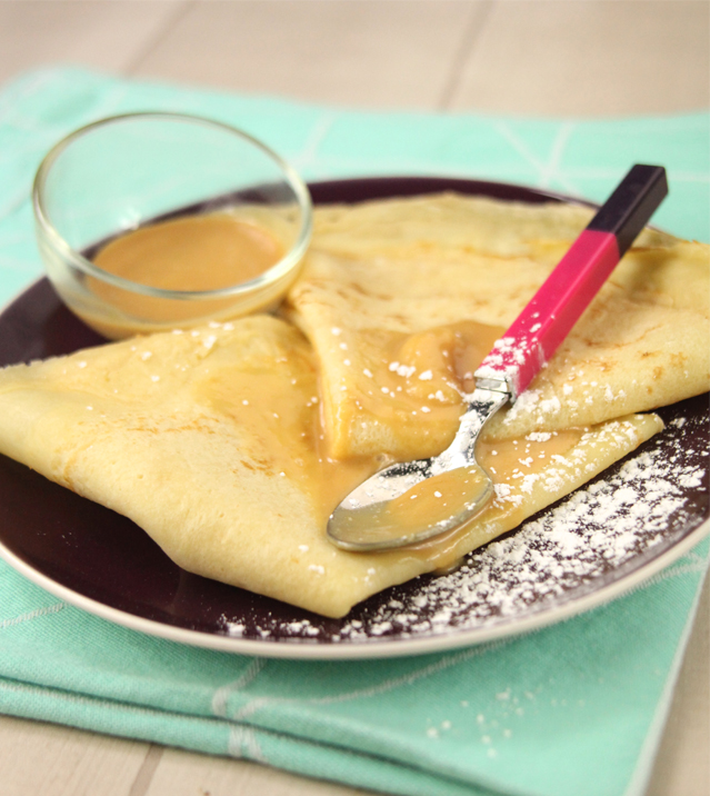 Recette de Crêpes au caramel au beurre salé